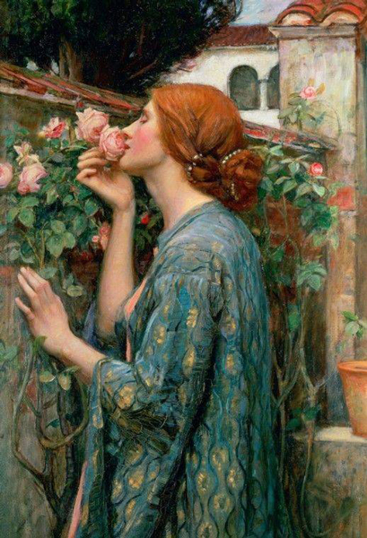 油画中的美女与鲜花,惊艳无比! 油画中的美女与鲜花,惊艳无比!