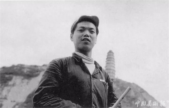 1957年刘文西从浙江美院毕业实习第一次到延安.jpg meishubao/2017120710473010108.jpg